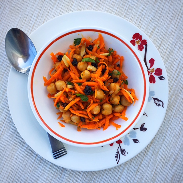 Carrot, Chickpea Moroccan Salad