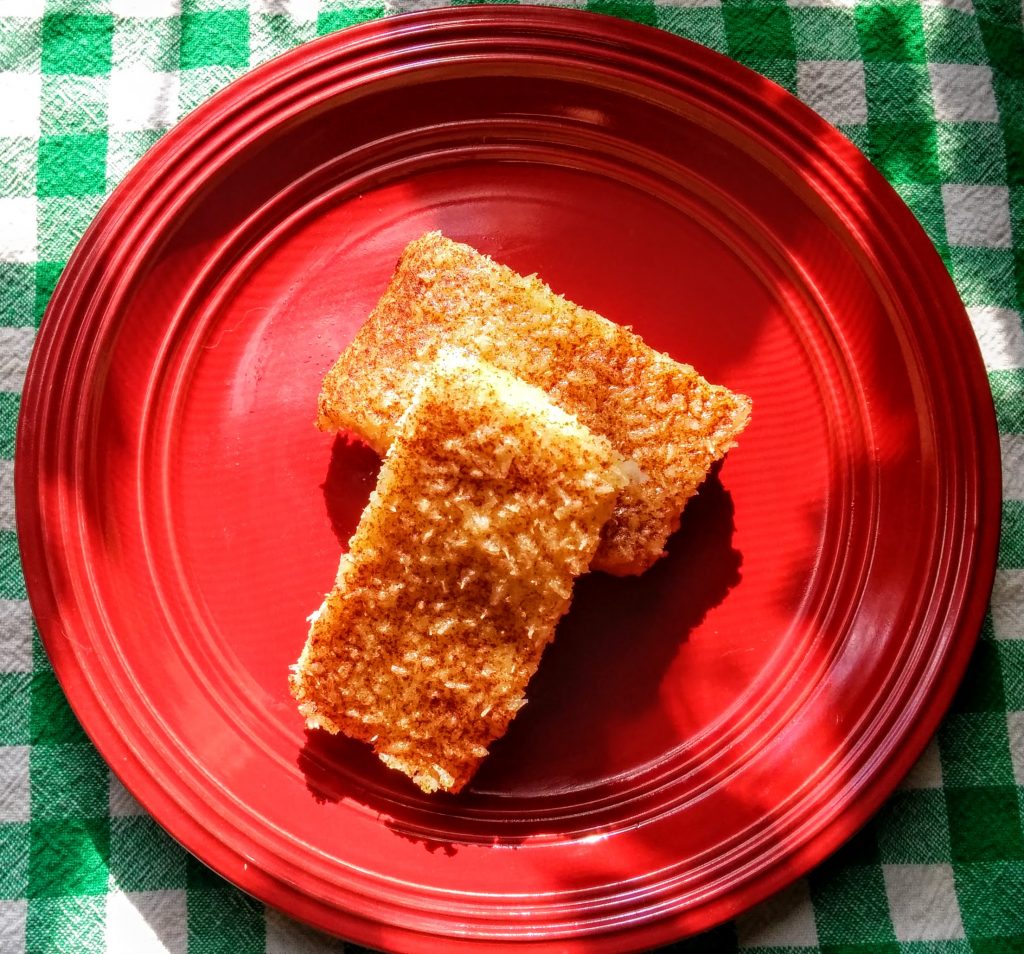 chai coconut bars