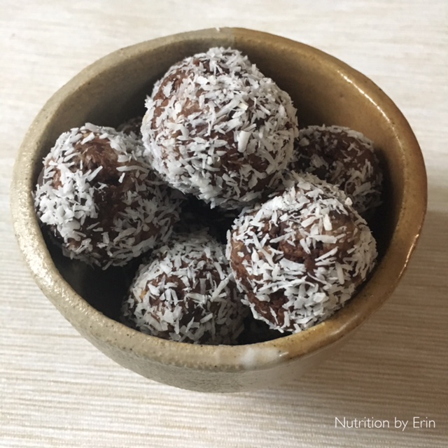Chocolate Almond Coconut Truffles