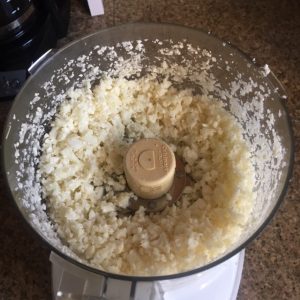 Cauliflower Rice_in food processor