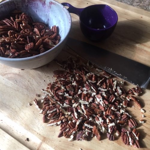 Low FODMAP Pecan Pie Dessert Recipe Nutrition by Erin
